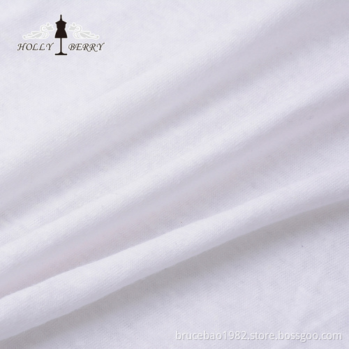 Lightweight Round Collar Solid White Regular Shirt